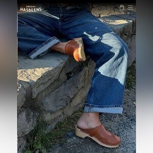 Adorable Swedish Hasbeens “Swedish Husband” style clog